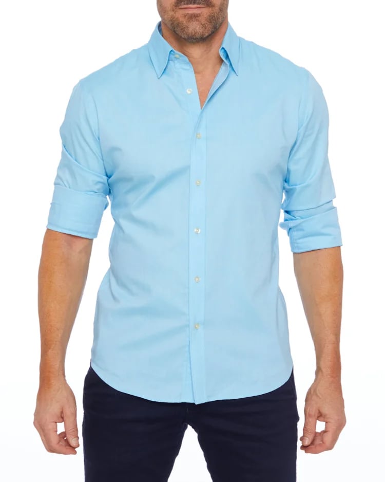 Oxford Stretch Zip Shirt