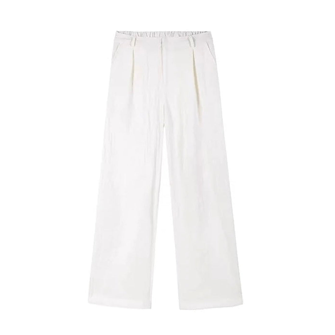 Mogador Wide Leg Linen Pant