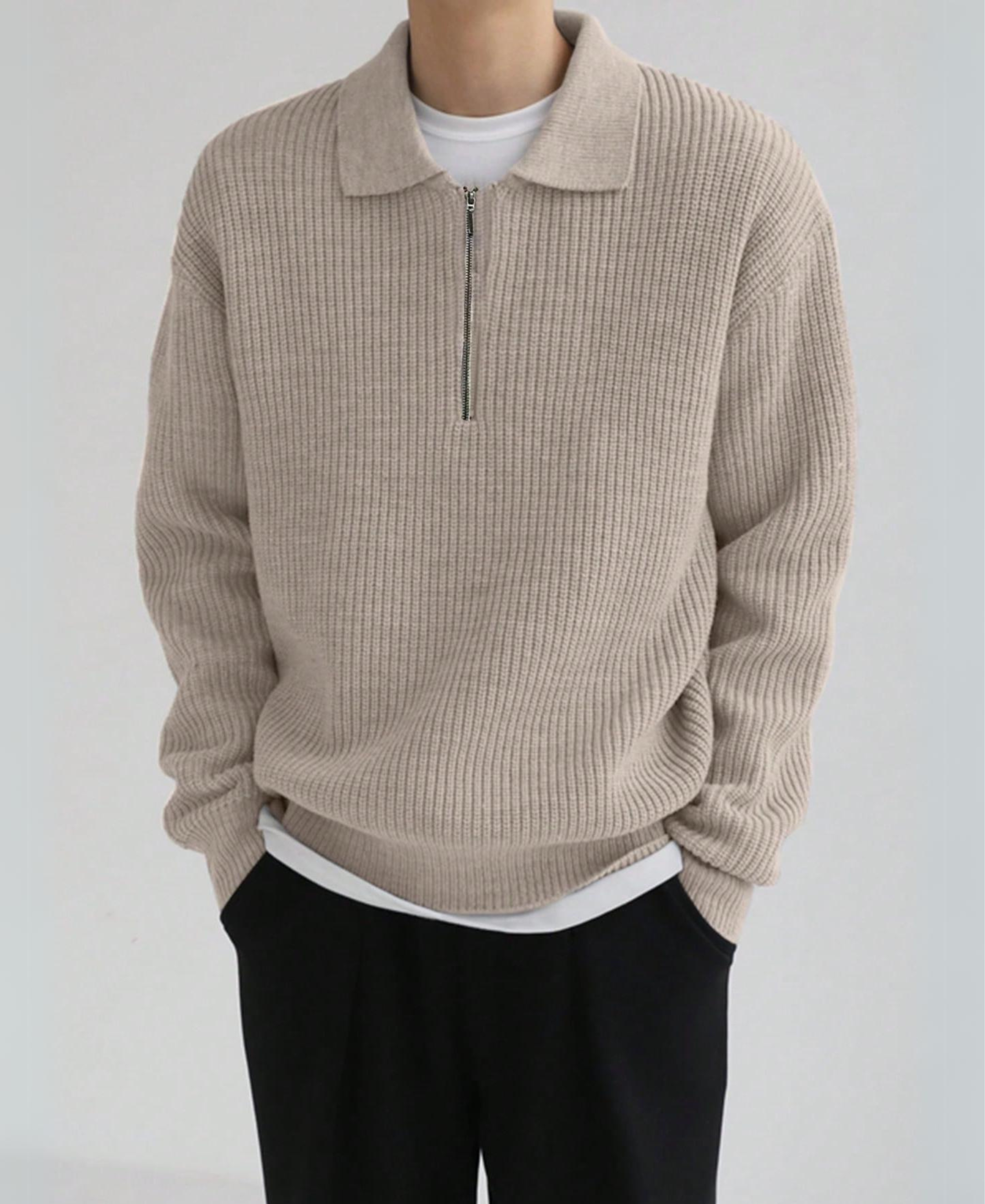 Quarterzip Collar Pullover