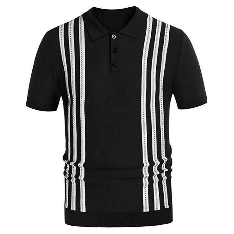 Striped Casual Polo