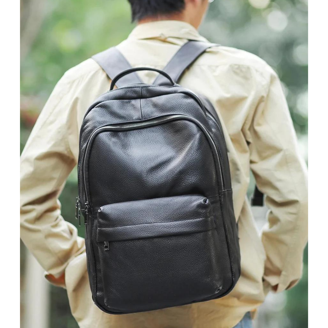 Men's Leather Backpack