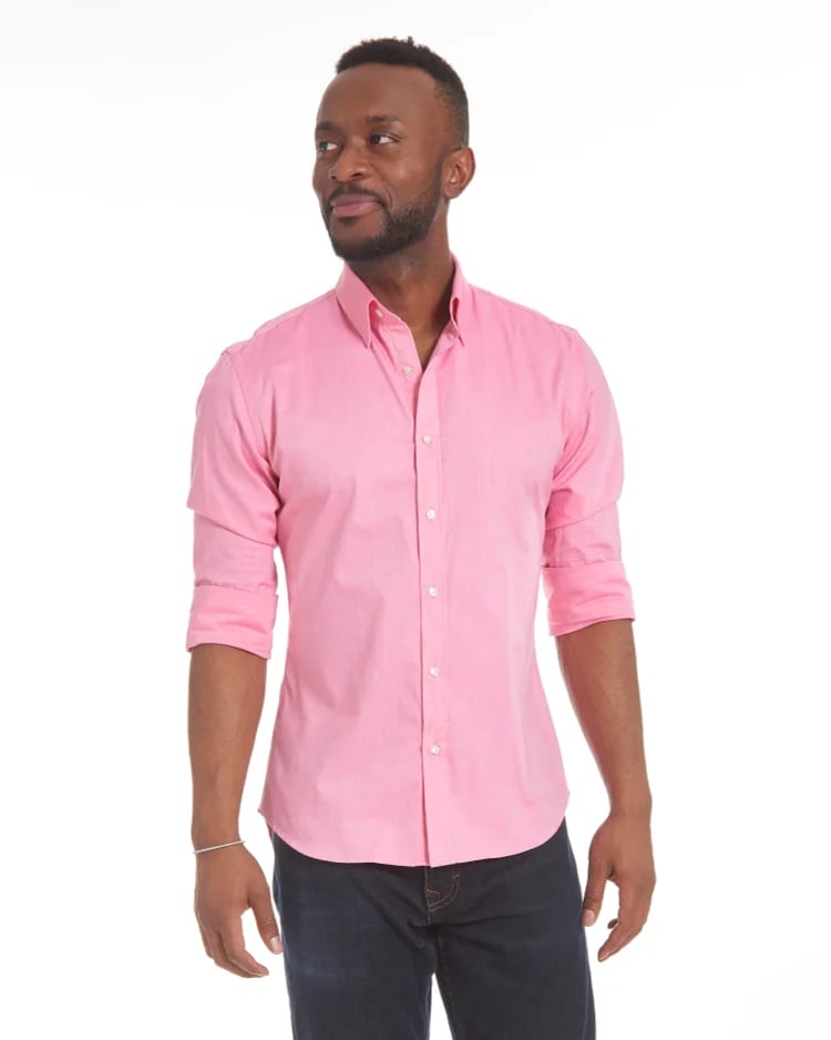 Oxford Stretch Zip Shirt