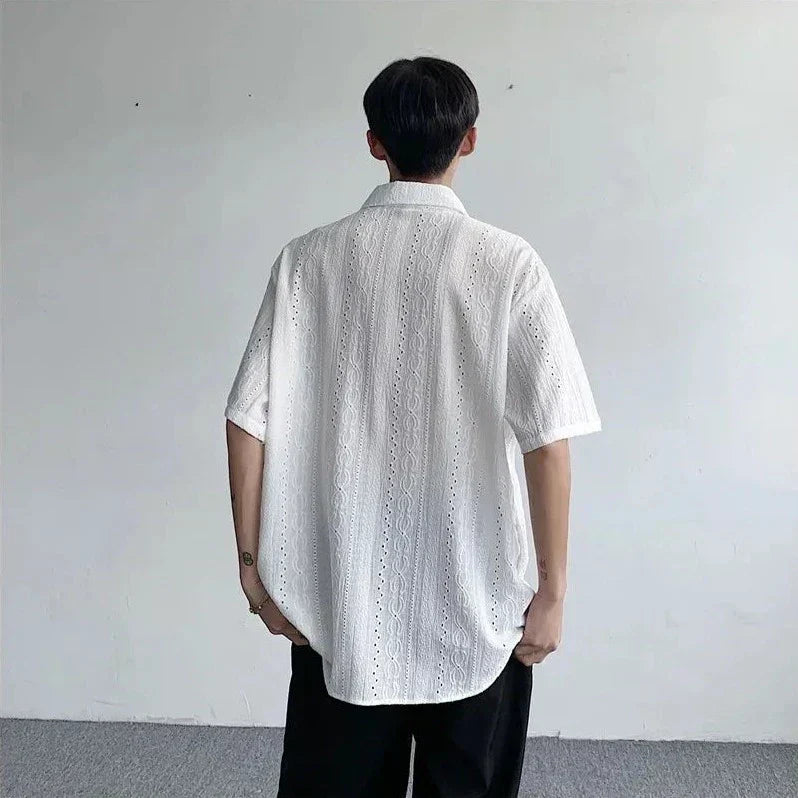 Osaka Half-Sleeved Linen Shirt