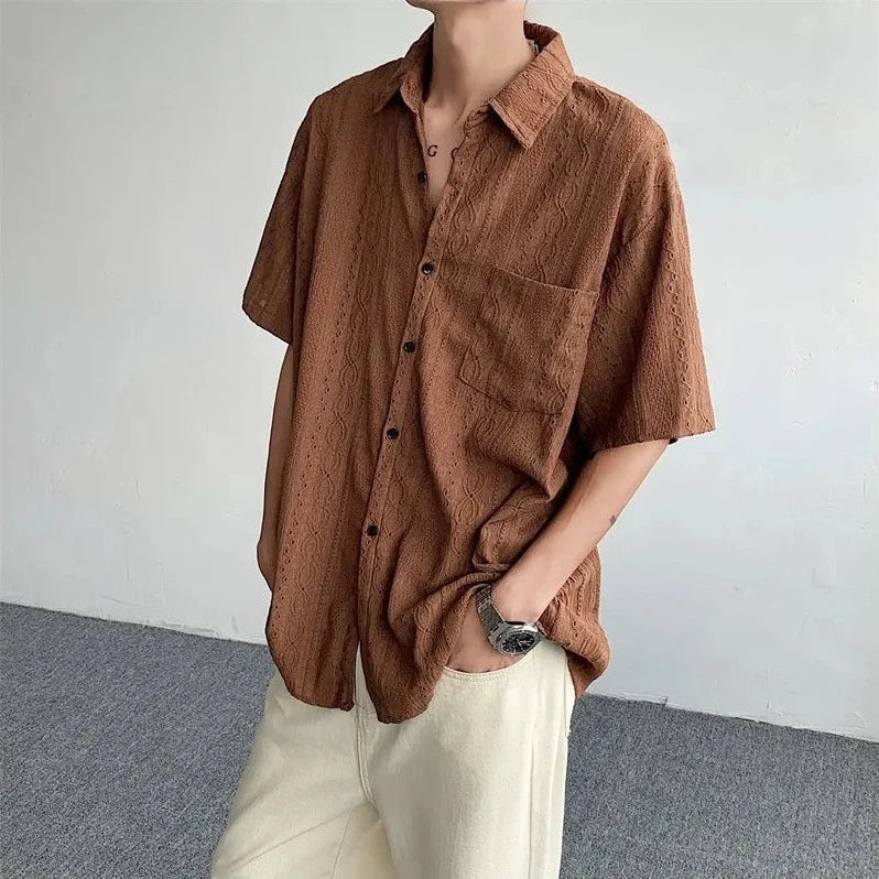 Osaka Half-Sleeved Linen Shirt