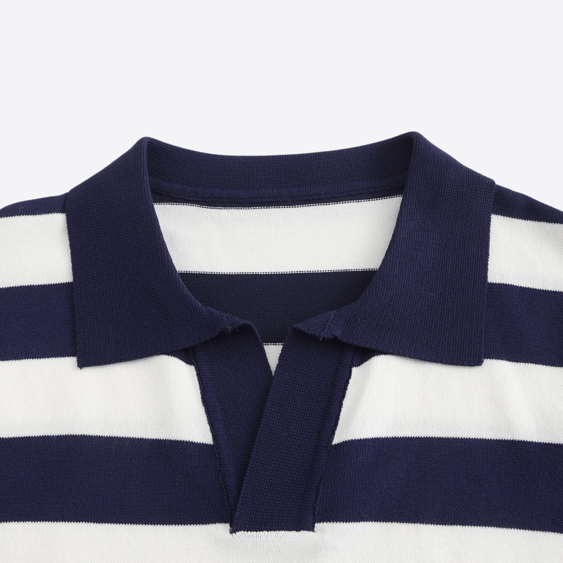 Striped Sleeve Polo Shirt