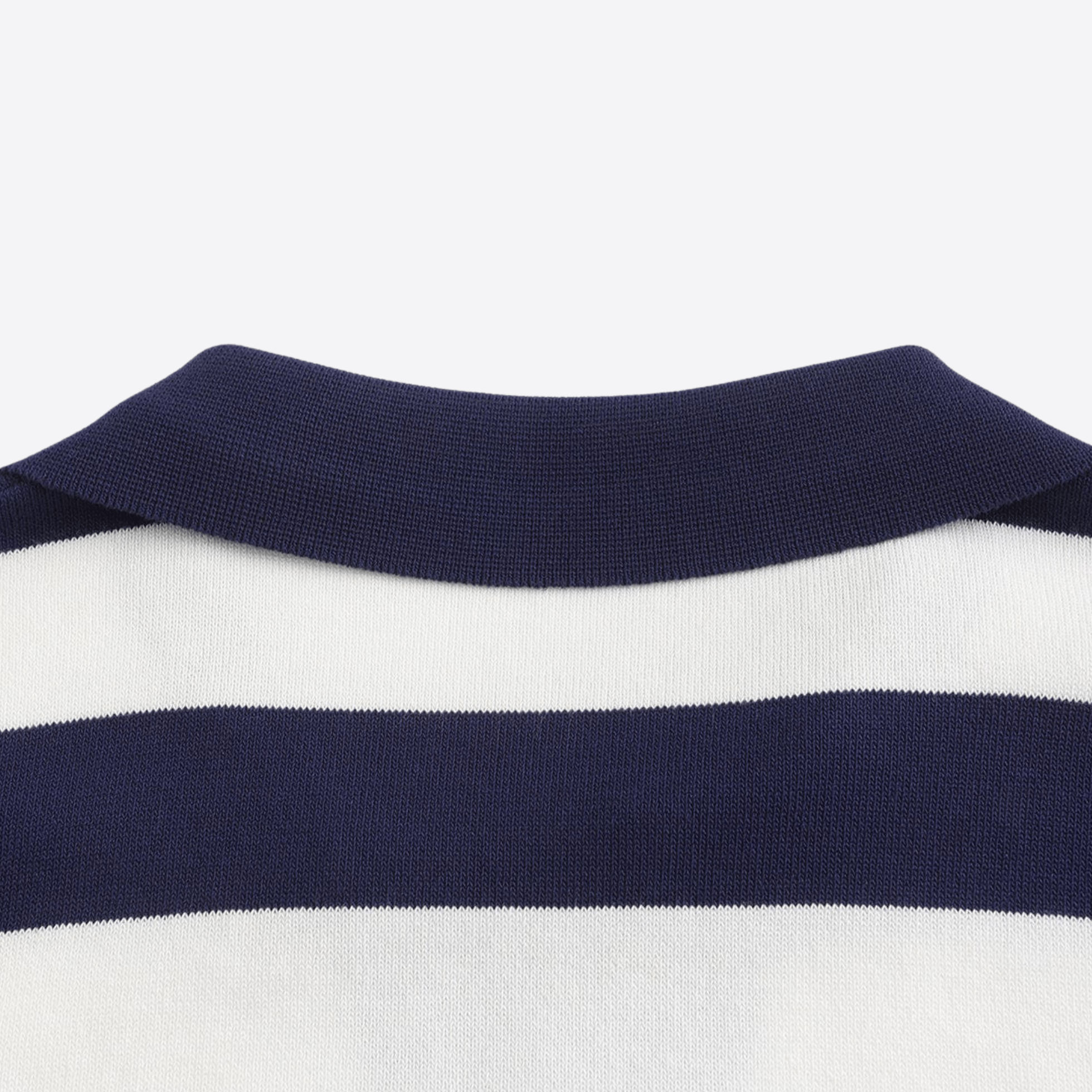 Striped Sleeve Polo Shirt