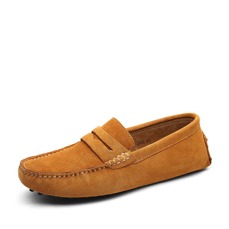 Suede Driving Loafers